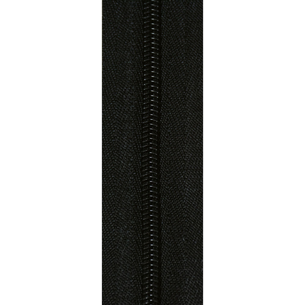 #4 Coil Zipper Chain - Black