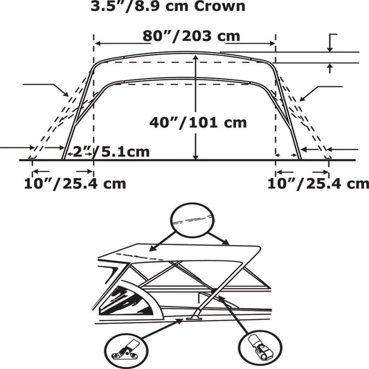 BTK-1 Boat Top Frame Kit