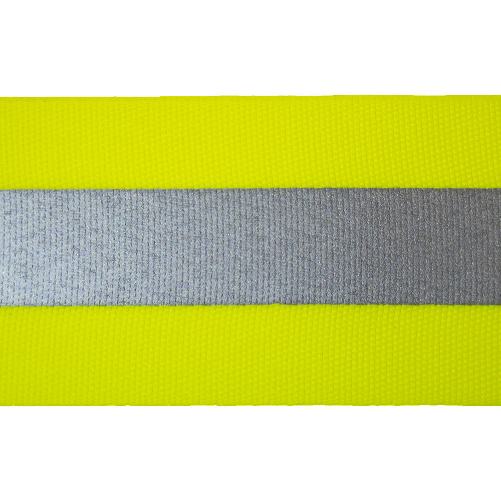 8471 2" Lime/Silver Vest Trim