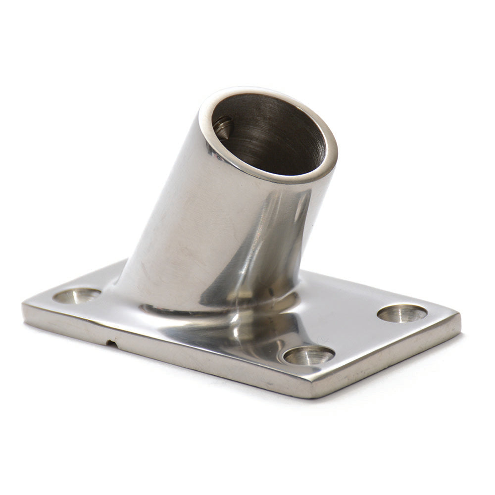 60 Degree  Stainless Steel Rail Fitting Base