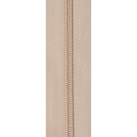 #4 Coil Zipper Chain - Beige